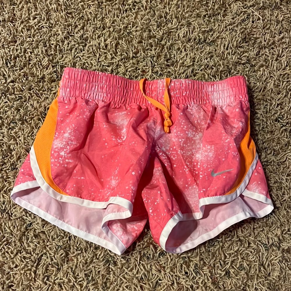 Nike youth medium pink shorts